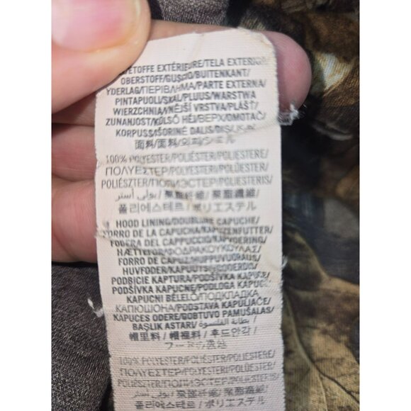 Under Armour Mens Loose Fit Grey Hoodie Medium Camo Logo - Picture 6 of 7